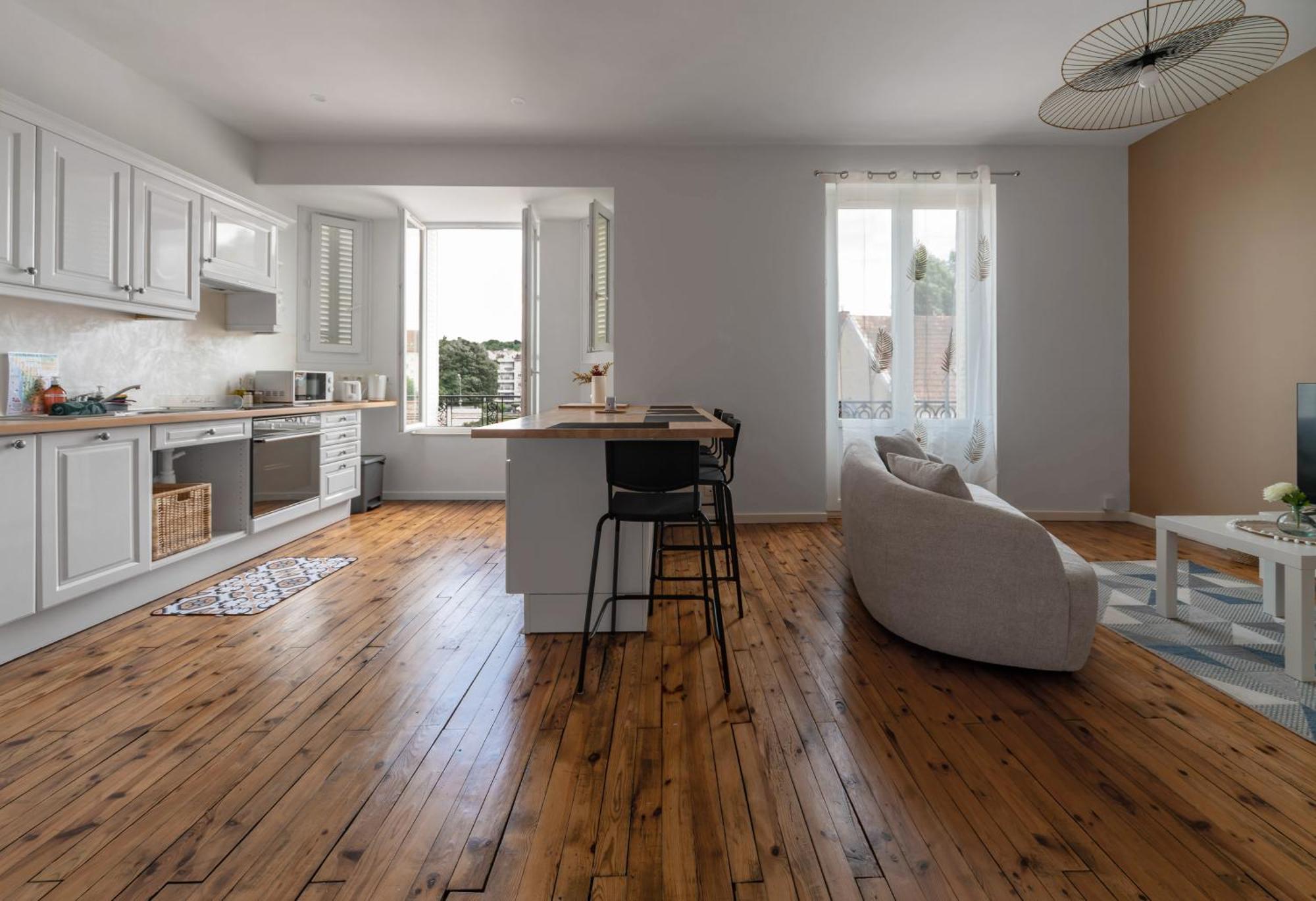 Le Grenet - Appartement Design En Duplex Vichy Bagian luar foto
