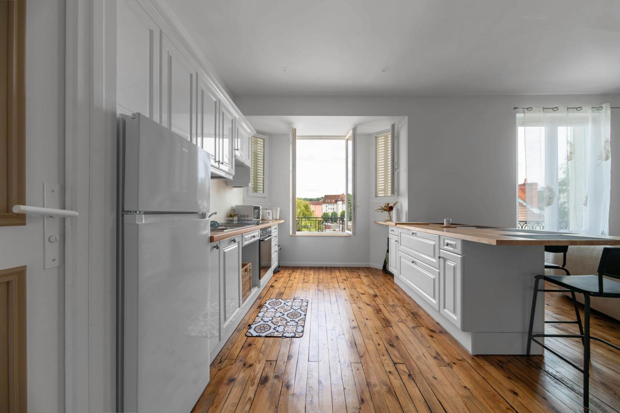 Le Grenet - Appartement Design En Duplex Vichy Bagian luar foto